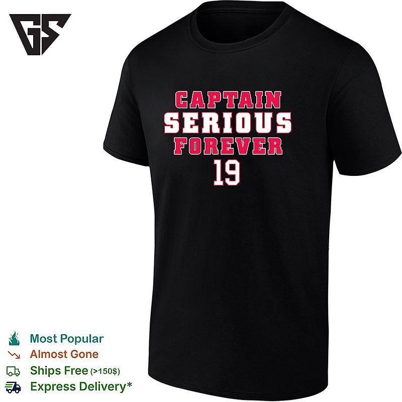 Chicago Blackhawks Captain Serious Forever Jonathan Toews 19 T-Shirt Chicago Blackhawks Captain Serious Forever Jonathan Toews 19 T-Shirt