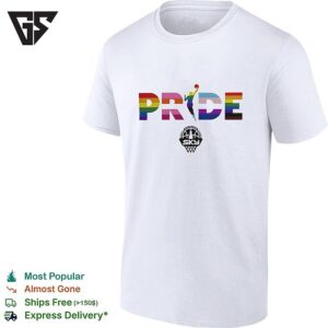 Chicago Sky 2026 Wnba Pride Lgbt Pattern Flag T-Shirt