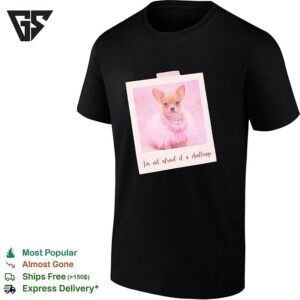 Chihuahua I Am Not Afraid Of A Challenge Pink Polaroid Aesthetic Cute Dog T-Shirt