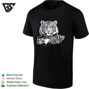 Cincinnati Bengals Who Dey Sir Tiger Whiskey Drinking Dapper Gentleman Fan T-Shirt
