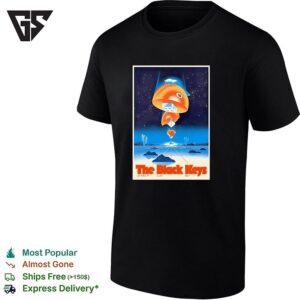 Concert Poster Floating Fish Space Desert Surreal Vintage Framed Art T-Shirt