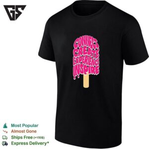 Connect Create Experience Inspired Ice Cream Shape T-Shirt