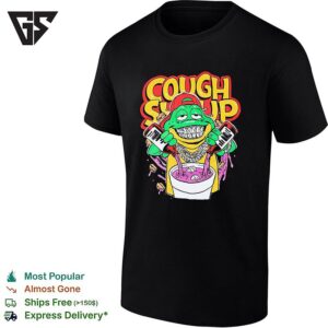 Cough Syrup Frog Mascot Parody T-Shirt