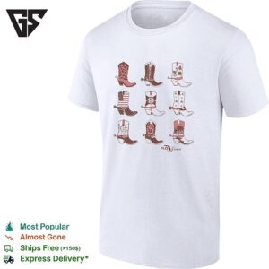 Cowboy Boots Pattern Flogrown T-Shirt