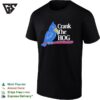 Crank The Hog St Louis Cardinals Mascot Bird On A Red Baseball Bat T-Shirt
