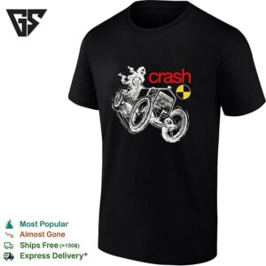 Crash Skeleton Motorcycle T-Shirt