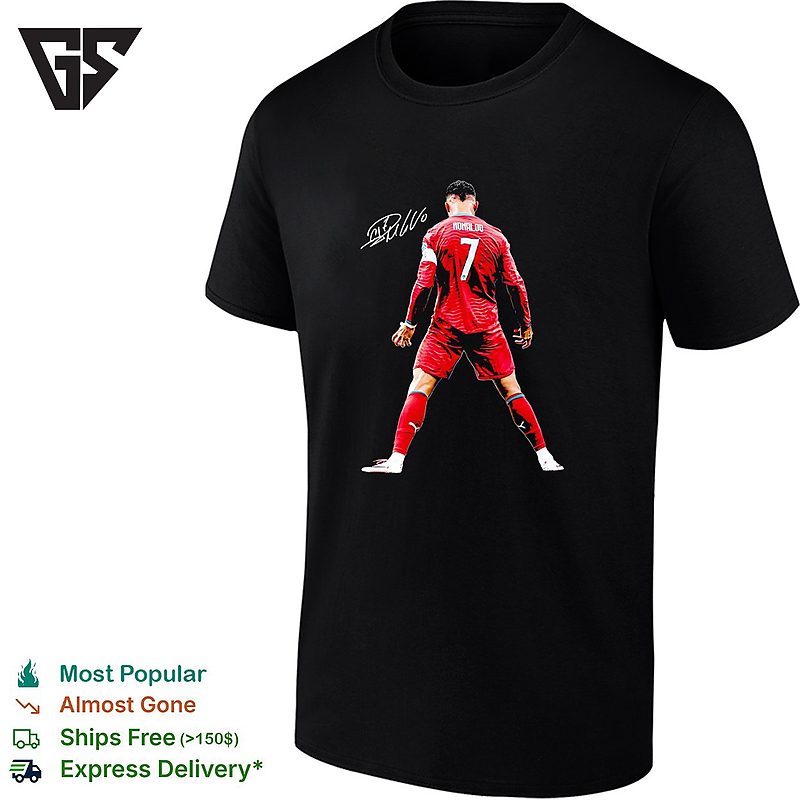 Cristiano Standing With Siu Pose I’m Back Singature T-Shirt Cristiano Standing With Siu Pose I’m Back Singature T-Shirt