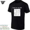 Curls For My Girls Musical Notes Staff Lines Clef Melody Rhythm Harmony Music T-Shirt