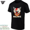 David Bowie Ziggy Stardust Cat Meowie Parody Rock Music Funny T-Shirt