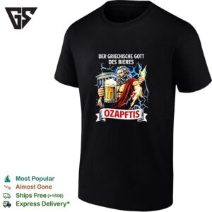 Der Griechische Gott Des Bieres Ozapftis Zeus T-Shirt