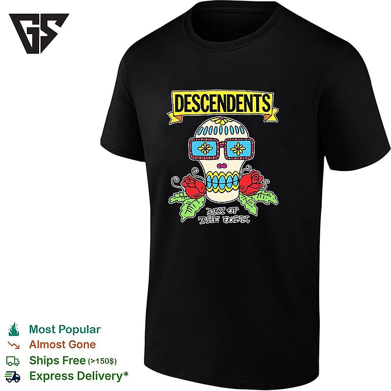 Descendents Sugar Skull Day Of The Dead T-Shirt Descendents Sugar Skull Day Of The Dead T-Shirt
