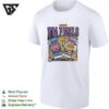 Detroit Pistons Vs Los Angeles Lakers NBA Finals Dueling Court Matchup 1988 Ticket T-Shirt