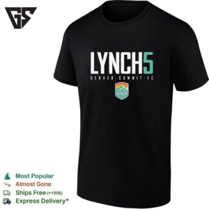 Devin Lynch 5 Denver Summit Fc Professional Women’s Soccer Team T-Shirt