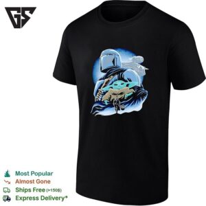 Din Djarin And Grogu Clan Mudhorn Graphic T-Shirt