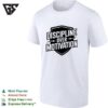 Discipline Over Motivation Shield Text Fitness Motivational Athletic Gym T-Shirt