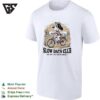 Dog Driving Bicycle Slow Days Club Dog Bicycle Vintage Badge T-Shirt