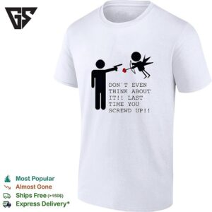 Don’t Even Think About It Cupid Stick Figure Humor T-Shirt