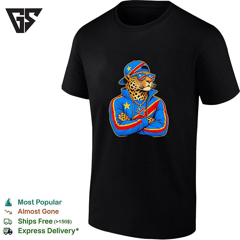 Dr Congo Cool Leopard T-Shirt Dr Congo Cool Leopard T-Shirt