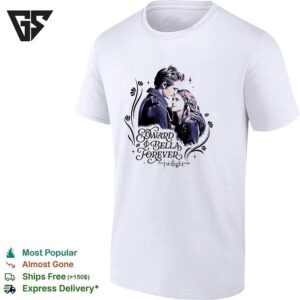 Edward And Bella Forever Vampire Couple Vintage Portrait T-Shirt