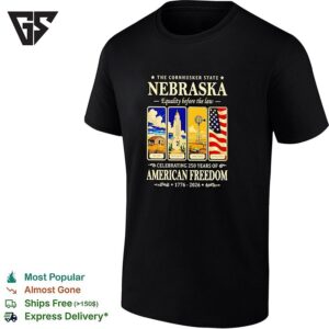 Equality Before The Law 250 Years American Freedom Panels T-Shirt
