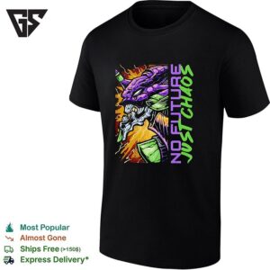 Evangelion Unit 01 No Future Just Chaos Anime Manga Inspired Mecha Robot T-Shirt