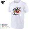 Fifa World Cup 26 Mascot Trio Eagle Jaguar Moose Official Logo Graphic Print T-Shirt