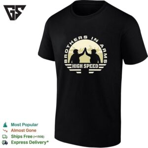 Fighter Pilots Military Aviation High Five Brothers In Arms High Speed T-Shirt