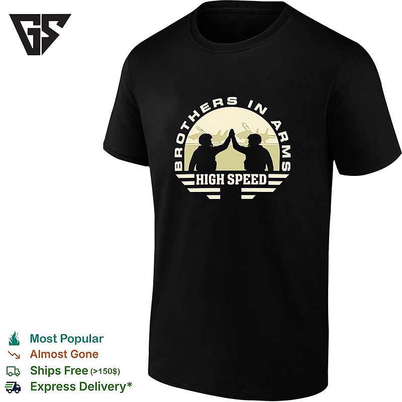 Fighter Pilots Military Aviation High Five Brothers In Arms High Speed T-Shirt Fighter Pilots Military Aviation High Five Brothers In Arms High Speed T-Shirt