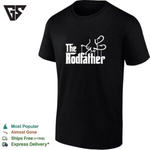 Fishing The Rodfather Puppet Hooks T-Shirt