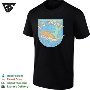 Flogrown Alligator Surfing Respect The Locals T-Shirt