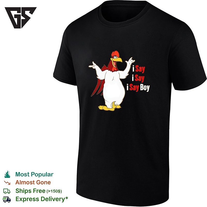 Foghorn Leghorn Talking I Say I Say Boy T-Shirt Foghorn Leghorn Talking I Say I Say Boy T-Shirt