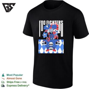Foo Fighters Paris France At La Defense Arena On 19 June 2026 T-Shirt