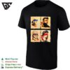 Four Masked Vigilante Portraits Bandana Colors Renaissance Art T-Shirt
