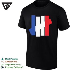 France Flag X Undefeated Logo T-Shirt