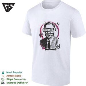 Fred Rogers Kindness Is Punk Anarchy Symbol Crown Street Neighborhood Art T-Shirt