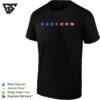 Freedom 250th Anniversary USA Flag Pattern T-Shirt