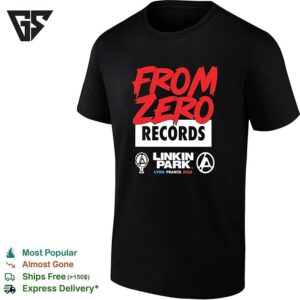 From Zero Records Linkin Park Lyon France 2026 T-Shirt