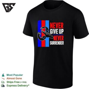 Galaxy Quest Never Give Up Never Surrender Nsea Protector Starship Parody T-Shirt