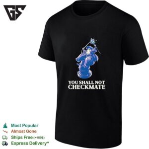 Gandalf The Lord Of The Rings You Shall Not Checkmate Chess Knight T-Shirt