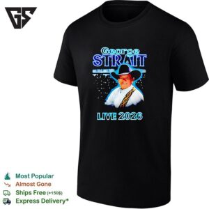 George Strait Live 2026 Funny Parody Face Richard Pryor Country Music Concert T-Shirt