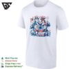 George Washington Founding Fathers USA 250 Anniversary Fireworks And Birday Cake T-Shirt