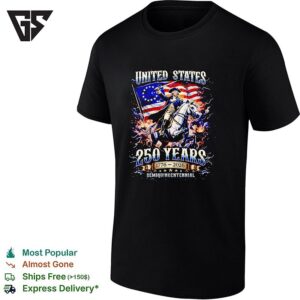 George Washington United States Of America USA 250 Anniversary 1776 202 Semiquincentennial T-Shirt