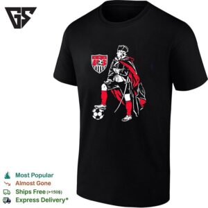 George Washington United States Soccer US 500 Level Gv Art Design Cotton T-Shirt