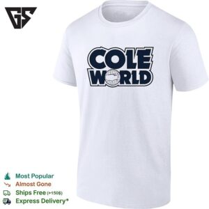 Gerrit Cole World United States American Map In Earth Shape T-Shirt