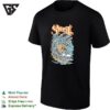 Ghost Band Surfing Skeleton Wave T-Shirt