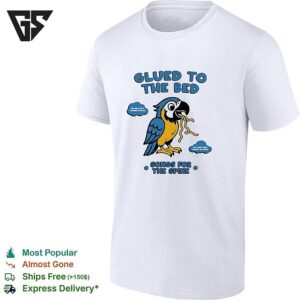 Glued To The Bed Parrot Songs For The Spine Album Art T-Shirt