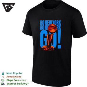 Go New York Go Trophy Basketball Bold Poster T-Shirt