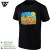 Golden Retriever Van Gogh Style Starry Field T-Shirt