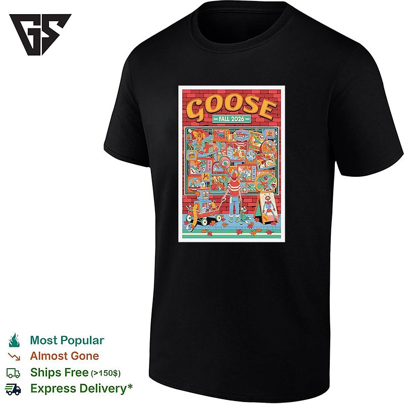 Goose Fall 2026 Electronics Store Nostalgia Retro Television Collection T-Shirt Goose Fall 2026 Electronics Store Nostalgia Retro Television Collection T-Shirt