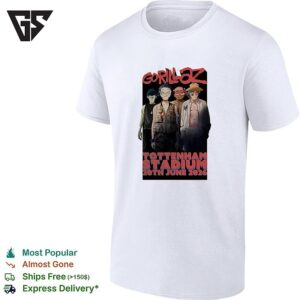 Gorillaz London England 2026 At Tottenham Stadium On 20 June 2026 T-Shirt